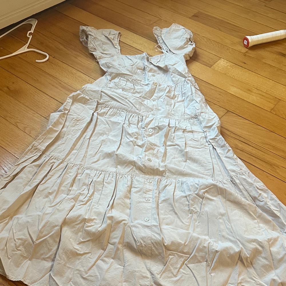 Time and Tru Light Blue Maxi Dress